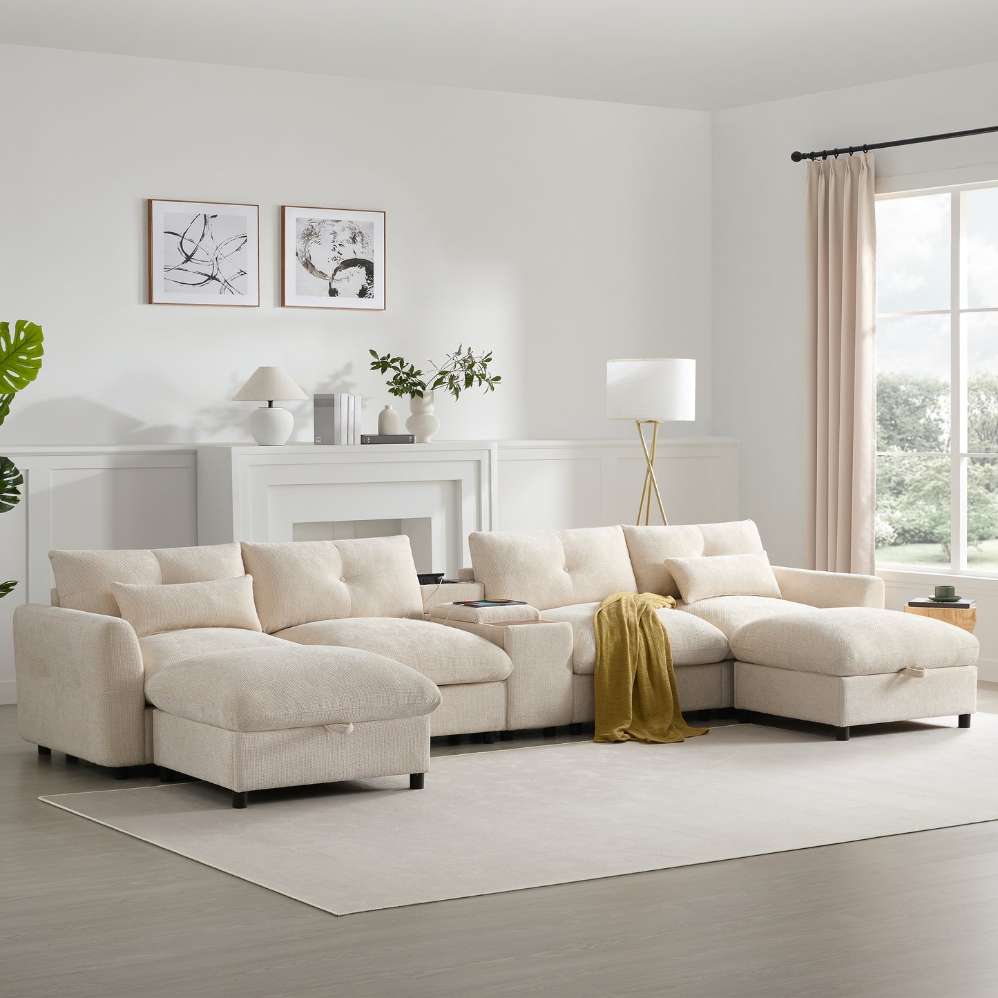 The Haven Cloud Sofa, Beige