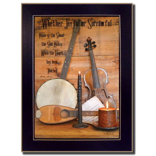 'Music' By Billy Jacobs, Printed Wall Art.